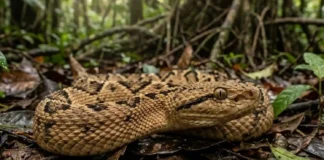 Como a gigante surucucu pico de jaca domina a Floresta Amazônica com um volume de veneno sem paralelo