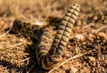 Como a cobra cascavel e a vegetação seca do Cerrado utilizam o guizo para sinalizar perigo e evitar confrontos