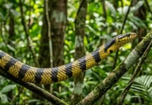 Como a caninana e as árvores da Floresta Amazônica impulsionam a serpente mais veloz do Brasil em caçadas verticais