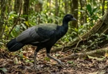 Ave sentinela da Amazônia emite grito de alerta e faz outros animais fugirem de predadores no chão