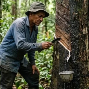 Maior produtora de látex nativo das Américas remunera o seringueiro por borracha extraída de floresta em pé