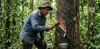 Maior produtora de látex nativo das Américas remunera o seringueiro por borracha extraída de floresta em pé