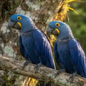 Como a impressionante arara azul demonstra fidelidade eterna e luto profundo na exuberante biodiversidade da floresta amazônica