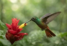 Como a memória espacial dos beija-flores e a dinâmica dos ecossistemas amazônicos revelam estratégias impressionantes de polinização natural