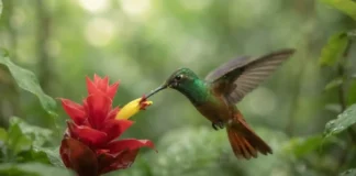 Como a memória espacial dos beija-flores e a dinâmica dos ecossistemas amazônicos revelam estratégias impressionantes de polinização natural