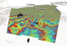 Satélites registram deslocamento de 30 cm no solo após terremoto de 7,5 na Venezuela Satélites registram deslocamento de 30 cm no solo após terremoto de 7,5 na Venezuela