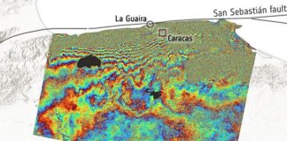 Satélites registram deslocamento de 30 cm no solo após terremoto de 7,5 na Venezuela Satélites registram deslocamento de 30 cm no solo após terremoto de 7,5 na Venezuela