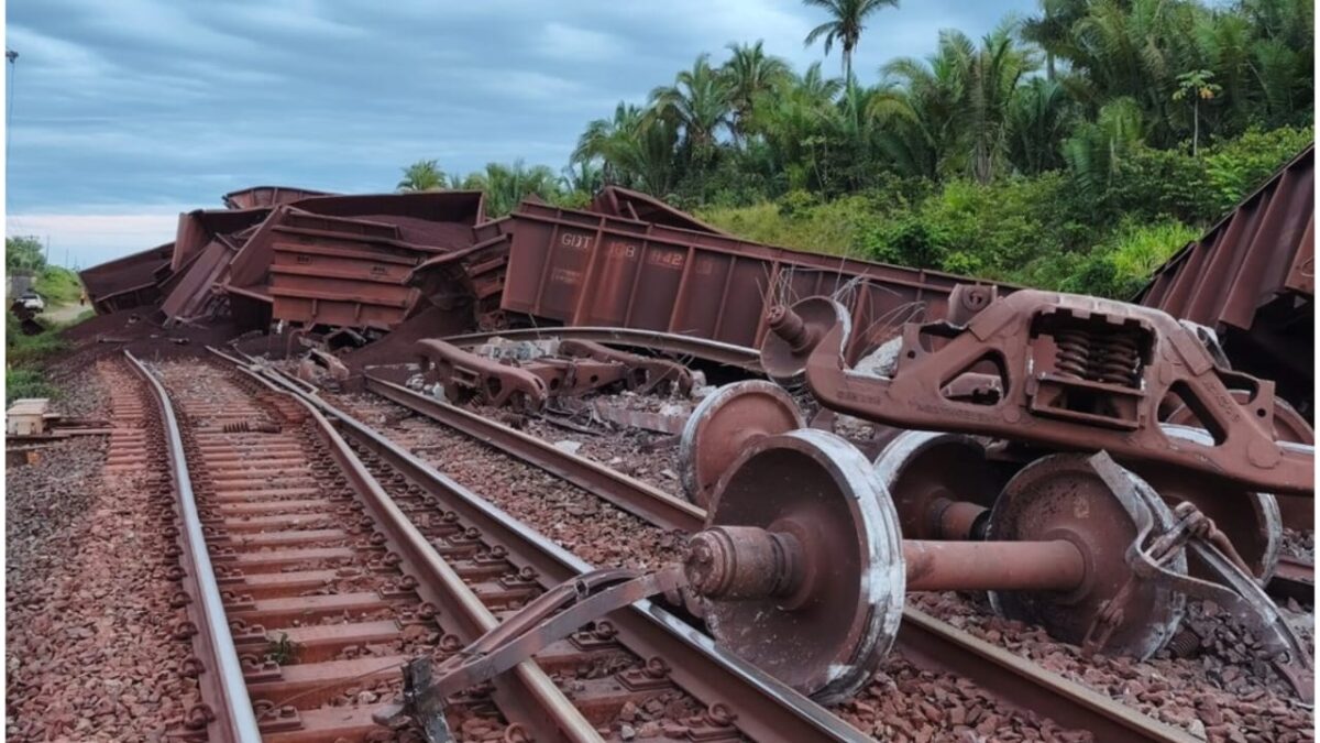 Trem com minério descarrila no Maranhão e Vale não explica causas