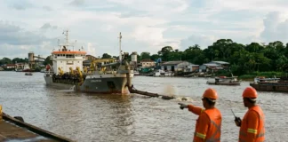 Porto de Belém recebe draga Dungeness para aprofundar canal Porto de Belém recebe draga Dungeness para aprofundar canal