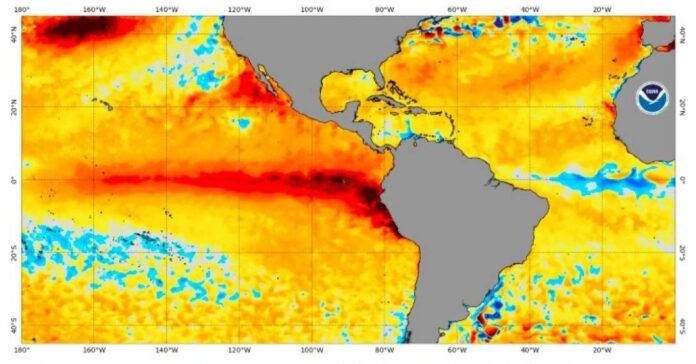 El Niño atinge força recorde em julho e ameaça evento histórico El Niño atinge força recorde em julho e ameaça evento histórico