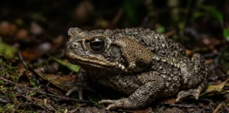 Sapo cururu secreta bufotoxina pelas glândulas parotoides sob pressão direta e provoca paradas cardíacas graves em cães domésticos Sapo cururu secreta bufotoxina pelas glândulas parotoides sob pressão direta e provoca paradas cardíacas graves em cães domésticos