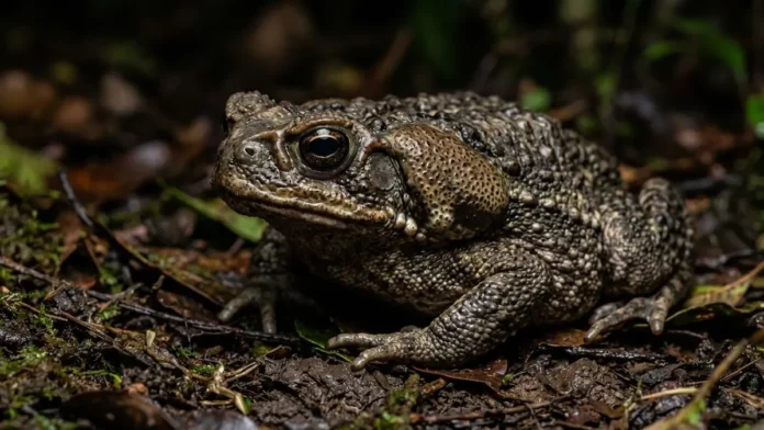 Sapo cururu secreta bufotoxina pelas glândulas parotoides sob pressão direta e provoca paradas cardíacas graves em cães domésticos Sapo cururu secreta bufotoxina pelas glândulas parotoides sob pressão direta e provoca paradas cardíacas graves em cães domésticos