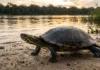 Tracajá utiliza cristais de magnetita para detectar o campo magnético terrestre e retornar à praia natal na Amazônia Tracajá utiliza cristais de magnetita para detectar o campo magnético terrestre e retornar à praia natal na Amazônia