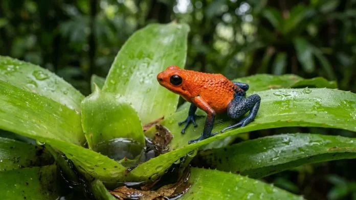 Rã pimenta extrai alcaloides da dieta de ácaros e transfere toxinas para girinos por ovos nas bromélias Rã pimenta extrai alcaloides da dieta de ácaros e transfere toxinas para girinos por ovos nas bromélias