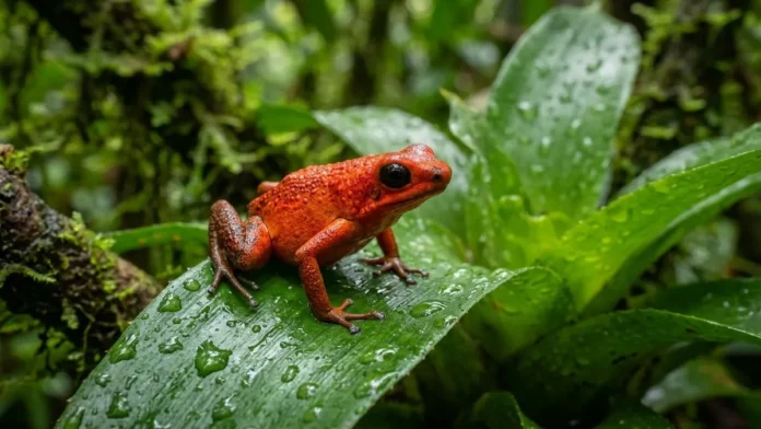 Rã-pimenta acumula toxinas extraídas de ácaros na pele e alimenta girinos com ovos tróficos nas bromélias