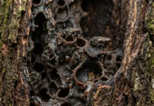 Abelhas sem ferrão visitam flores, carregam pólen entre plantas e mantêm ciclos de reprodução que passam despercebidos em jardins e florestas Abelha sem ferrão armazena mel em potes de cerume e usa resina antimicrobiana para defender a colônia contra micro-organismos