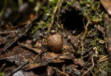 Entre folhas e galhos, o bicho-pau usa o próprio corpo para desaparecer enquanto se alimenta de plantas na floresta Bicho pau deposita ovos semelhantes a sementes que atraem formigas para proteção subterrânea contra vespas parasitoides na floresta