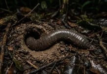 Minhoca gigante amazônica constrói galerias de três metros revestidas com muco para aumentar infiltração no solo Minhoca gigante amazônica constrói galerias de três metros revestidas com muco para aumentar infiltração no solo
