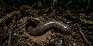 Minhoca gigante amazônica constrói galerias de três metros revestidas com muco para aumentar infiltração no solo Minhoca gigante amazônica constrói galerias de três metros revestidas com muco para aumentar infiltração no solo