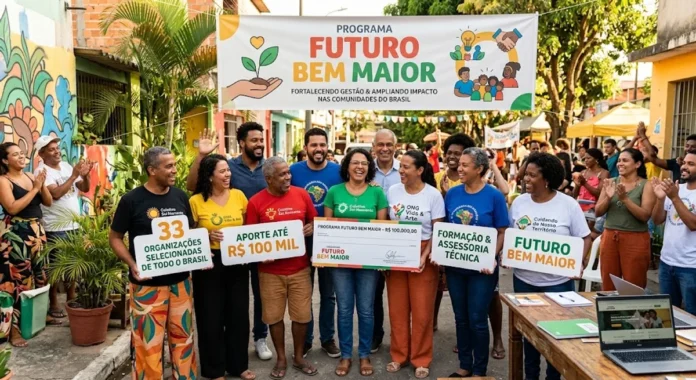 Edital Futuro Bem Maior oferece até R$ 100 mil para 33 organizações Edital Futuro Bem Maior oferece até R$ 100 mil para 33 organizações