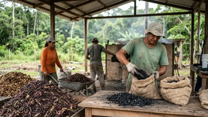 Biochar: Resíduos amazônicos podem virar ouro verde na lavoura