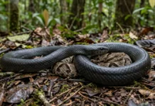Mucurana resiste ao veneno da jararaca, usa dente posterior sulcado e mata serpentes por constrição Mucurana resiste ao veneno da jararaca, usa dente posterior sulcado e mata serpentes por constrição