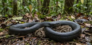 Mucurana resiste ao veneno da jararaca, usa dente posterior sulcado e mata serpentes por constrição Mucurana resiste ao veneno da jararaca, usa dente posterior sulcado e mata serpentes por constrição