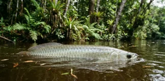 Aruanã salta mais de um metro para capturar insetos e aranhas em galhos baixos da Amazônia Aruanã salta mais de um metro para capturar insetos e aranhas em galhos baixos da Amazônia