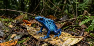 Rã-flecha sequestra alcaloides de formigas e ácaros para manter a toxicidade e sinalizar perigo na floresta Rã-flecha sequestra alcaloides de formigas e ácaros para manter a toxicidade e sinalizar perigo na floresta