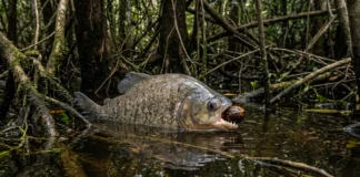 Pirapitinga usa dentes fortes para triturar sementes e dispersa as que escapam intactas na floresta alagada Pirapitinga usa dentes fortes para triturar sementes e dispersa as que escapam intactas na floresta alagada