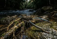Pitu nasce em água salobra e sobe o rio à noite para completar a vida em água doce Pitu nasce em água salobra e sobe o rio à noite para completar a vida em água doce