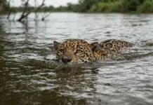 Onça-pintada muda hábitos no inverno e revela força da cheia Onça-pintada muda hábitos no inverno e revela força da cheia