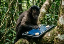 Macacos-prego usam IA na selva para testar a própria memória Macacos-prego usam IA na selva para testar a própria memória