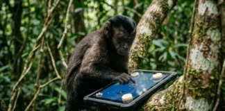 Macacos-prego usam IA na selva para testar a própria memória Macacos-prego usam IA na selva para testar a própria memória