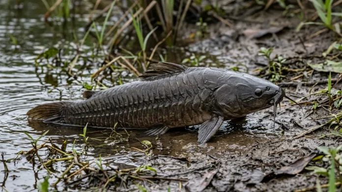 Tamboatá respira pelo intestino, usa as nadadeiras para cruzar a terra seca e faz ninho de espuma quando a água some