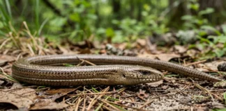 Lagarto-de-vidro não tem patas, quebra a cauda em vários pedaços e regenera uma versão mais curta Lagarto-de-vidro não tem patas, quebra a cauda em vários pedaços e regenera uma versão mais curta