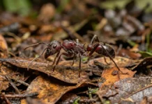 Formiga tocandira injeta poneratoxina, mantém neurônios disparando e pode prolongar a dor da ferroada por mais de 12 horas Formiga tocandira injeta poneratoxina, mantém neurônios disparando e pode prolongar a dor da ferroada por mais de 12 horas