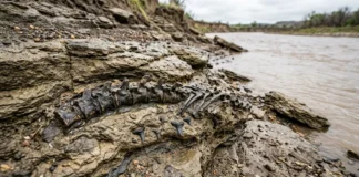Rio do Arkansas expõe esqueletos de tubarão preservados por milhões de anos e revela como um antigo fundo marinho virou Sharkansas Rio do Arkansas expõe esqueletos de tubarão preservados por milhões de anos e revela como um antigo fundo marinho virou Sharkansas