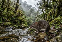 Pesquisadores descrevem novo rato semiaquático na floresta de neblina do Peru, onde nascem cursos ligados à bacia Amazônica Pesquisadores descrevem novo rato semiaquático na floresta de neblina do Peru, onde nascem cursos ligados à bacia Amazônica