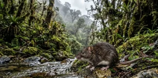 Pesquisadores descrevem novo rato semiaquático na floresta de neblina do Peru, onde nascem cursos ligados à bacia Amazônica Pesquisadores descrevem novo rato semiaquático na floresta de neblina do Peru, onde nascem cursos ligados à bacia Amazônica