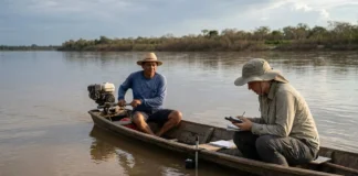 Plano no Amazonas usa sensores e ribeirinhos após 209 botos morrerem na seca extrema de 2023 e 2024 Plano no Amazonas usa sensores e ribeirinhos após 209 botos morrerem na seca extrema de 2023 e 2024