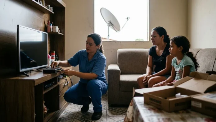 Projetos do 5G levam conectividade pelos rios da Amazônia e TV digital a famílias à final de prêmio global Projetos do 5G levam conectividade pelos rios da Amazônia e TV digital a famílias à final de prêmio global