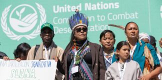 Indígenas protestam na COP17 da Desertificação, rejeitam espaço simbólico e cobram voz nas decisões globais Indígenas protestam na COP17 da Desertificação, rejeitam espaço simbólico e cobram voz nas decisões globais