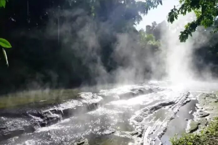 Rio na Amazônia peruana supera 90°C, mata animais e revela floresta sob estresse térmico extremo Rio na Amazônia peruana supera 90°C, mata animais e revela floresta sob estresse térmico extremo