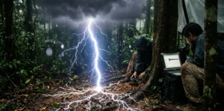 Raios produzem tempestades elétricas chamadas de “thunderquakes”, novo estudo sugere que sinais podem revelar estruturas sob a Terra Raios produzem tempestades elétricas chamadas de “thunderquakes”, novo estudo sugere que sinais podem revelar estruturas sob a Terra