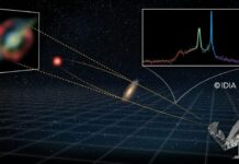 Radiotelescópio detecta laser cósmico recordista a 8 bilhões de anos-luz e revela galáxia em colisão Radiotelescópio detecta laser cósmico recordista a 8 bilhões de anos-luz e revela galáxia em colisão