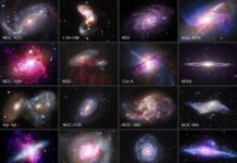NASA reúne 16 galáxias em nova galeria de raios X e revela jatos, colisões e ventos de milhões de graus NASA reúne 16 galáxias em nova galeria de raios X e revela jatos, colisões e ventos de milhões de graus