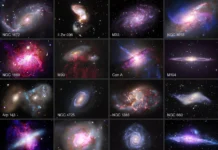 NASA reúne 16 galáxias em nova galeria de raios X e revela jatos, colisões e ventos de milhões de graus NASA reúne 16 galáxias em nova galeria de raios X e revela jatos, colisões e ventos de milhões de graus