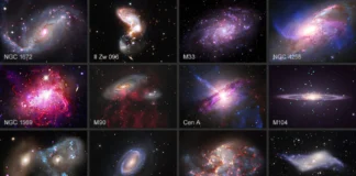 NASA reúne 16 galáxias em nova galeria de raios X e revela jatos, colisões e ventos de milhões de graus NASA reúne 16 galáxias em nova galeria de raios X e revela jatos, colisões e ventos de milhões de graus