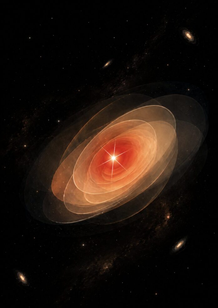 217 pontos vermelhos do Universo escondem galáxias compactas com buracos negros no centro 217 pontos vermelhos do Universo escondem galáxias compactas com buracos negros no centro